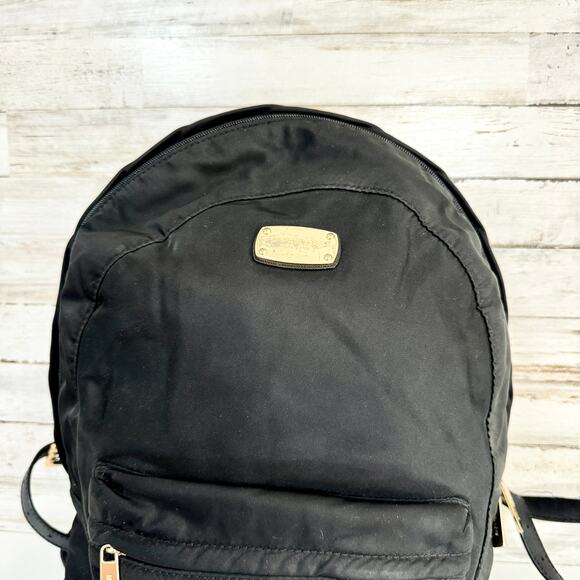 Michael Kors Women Black Nylon Jet Set Travel Large Backpack - Picture 2 of 8